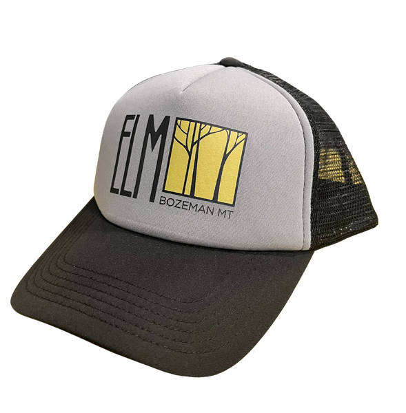 ELM Snapback Trucker Hat | Grey/Black