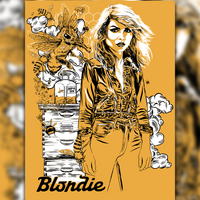 2018 Blondie at KettleHouse Amphitheater, Screenprint (18x24)