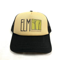ELM Snapback Trucker Hat | Tan/Black