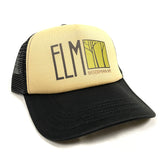 ELM Snapback Trucker Hat | Tan/Black