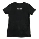 Top Hat Logo, Black T-Shirt | Ladies